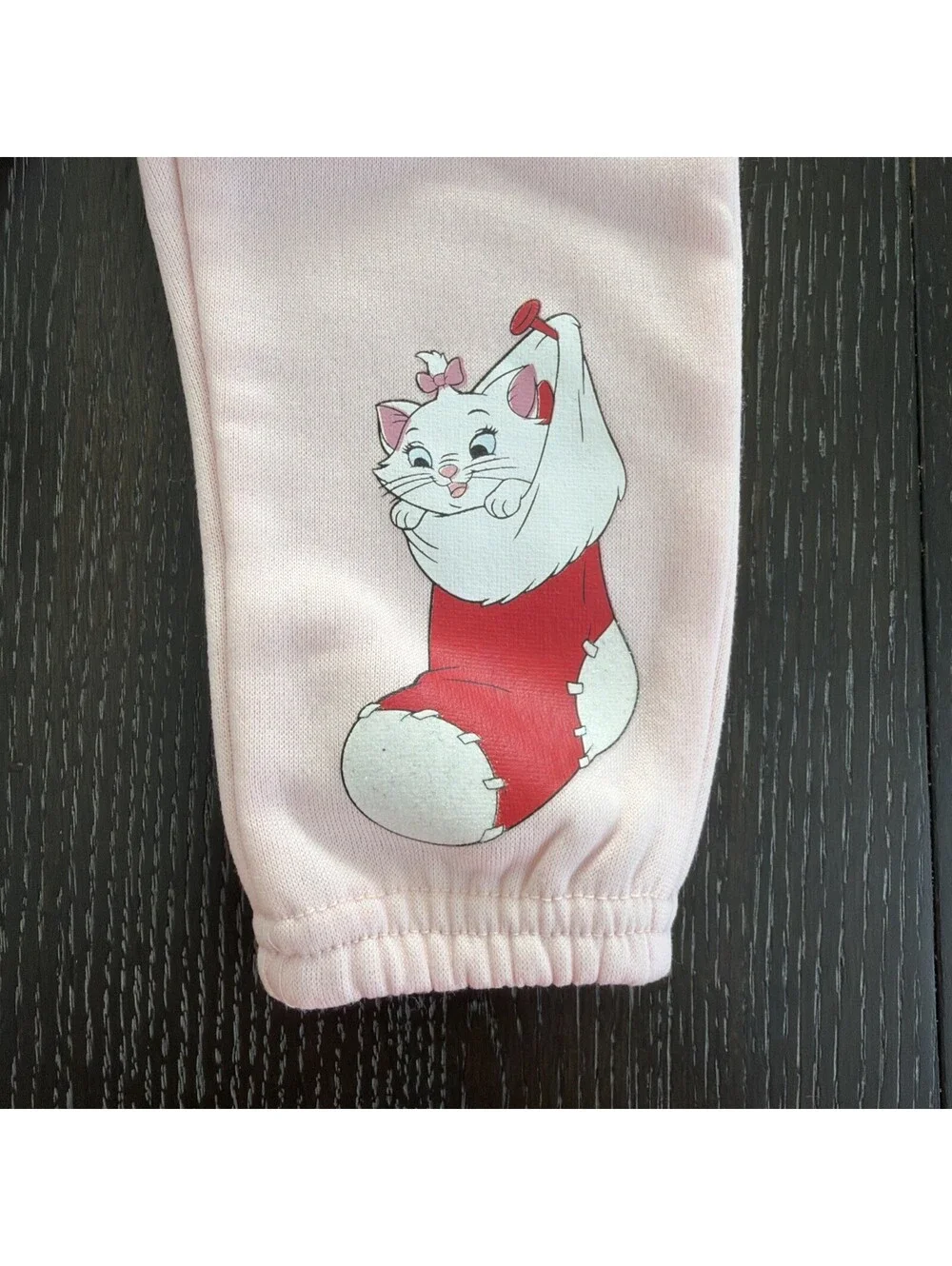 Disney Aristocats - Pink Meowy Christmas Baby Sweater Set-12M